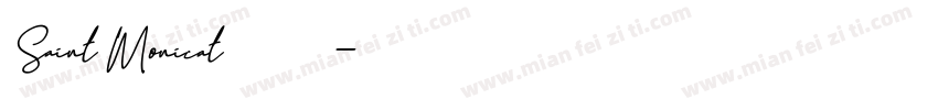 Saint Monicat字体下载字体转换